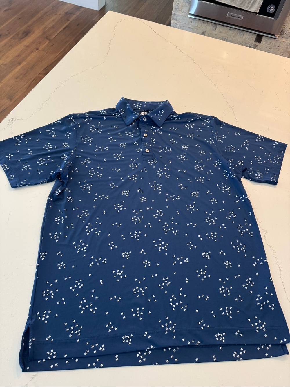 Foot Joy Men's Navy Short-Sleeve Polo